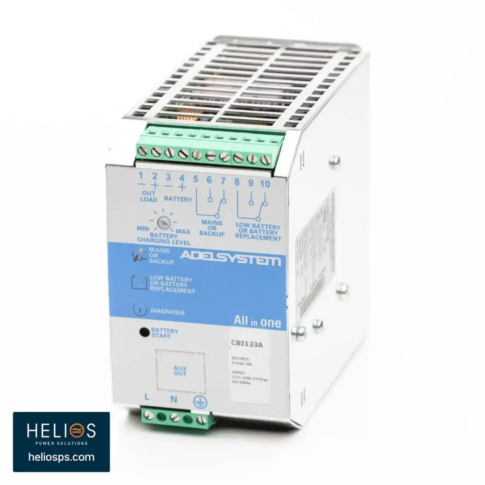 12V 3A 36W DC UPS - All In One DIN Rail