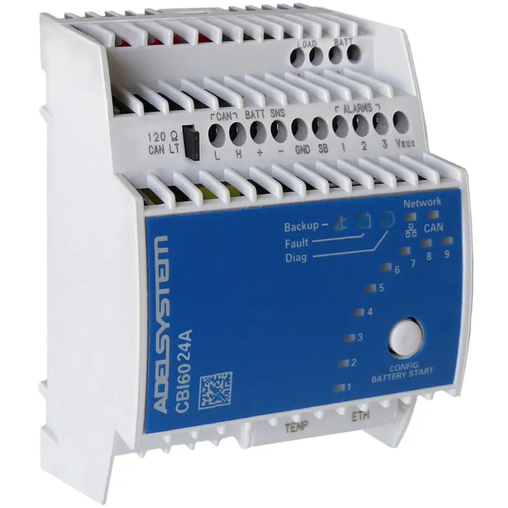 24V 2.5A 60W DC UPS with Ethernet & MODBUS – DIN Rail